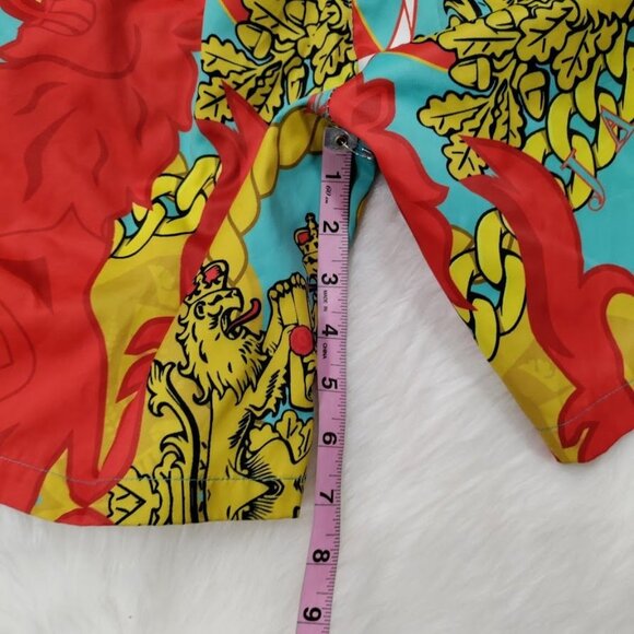 Baroque Bold Geometric Print Boys Elastic Waist shorts M - Picture 4 of 7